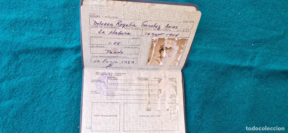 Documentos antiguos: PASAPORTE REPUBLICA DE CUBA (1989) - Foto 3