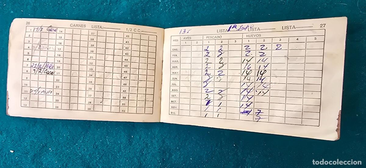 Documentos antiguos: LIBRETA DE PRODUCTOS ALIMENTICIOS (1994) CUBA - Foto 3