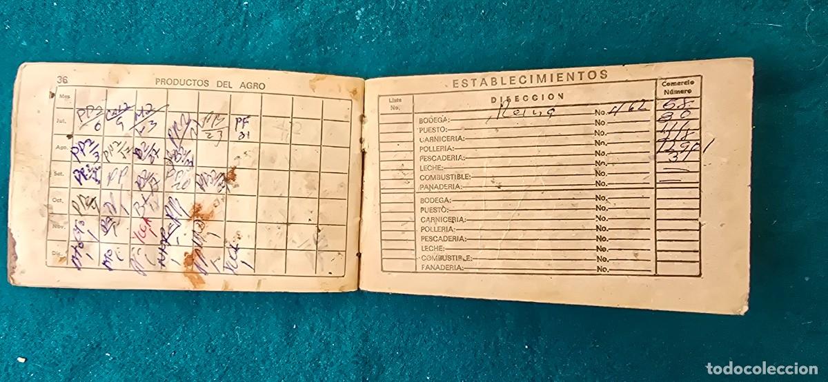 Documentos antiguos: LIBRETA DE PRODUCTOS ALIMENTICIOS (1994) CUBA - Foto 4