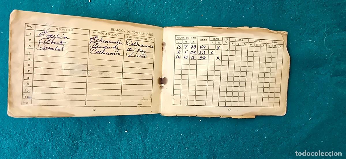 Documentos antiguos: LIBRETA DE PRODUCTOS ALIMENTICIOS (1983) CUBA - Foto 4