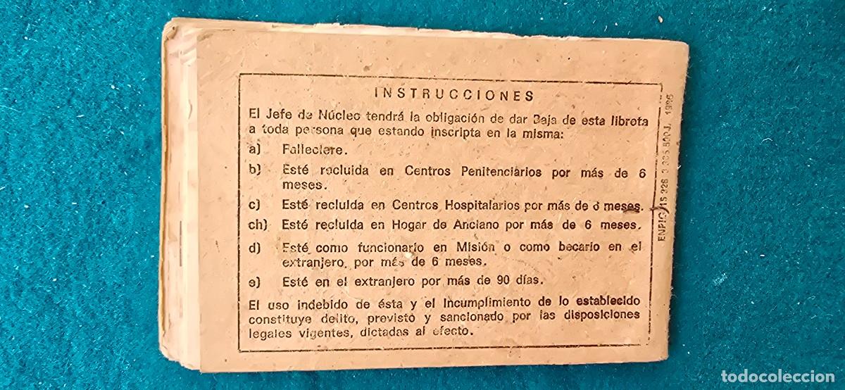 Documentos antiguos: LIBRETA DE PRODUCTOS ALIMENTICIOS (1987) CUBA - Foto 5