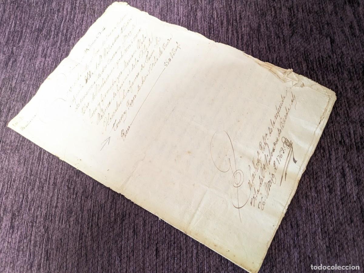 Documentos antiguos: Documento de Reventa de Sant Salvador de Breda, Hostalrich 1769