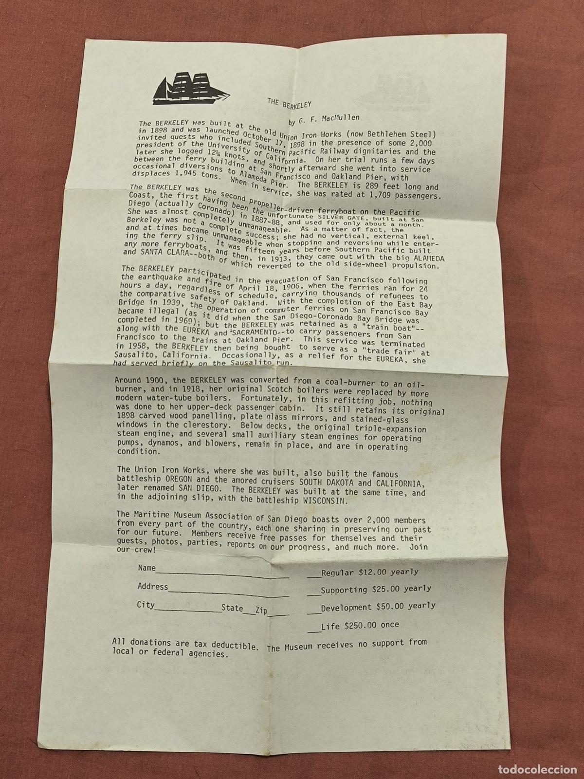 Alte Dokumente: Documento AAA Informacion Turistica Documento Antiguo Coleccionismo de Papel