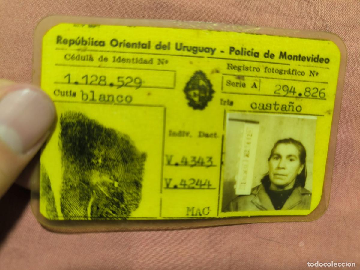 Documentos antiguos: Antigua C&eacute;dula de Identidad de Uruguay Documento de Colecci&oacute;n - Foto 1