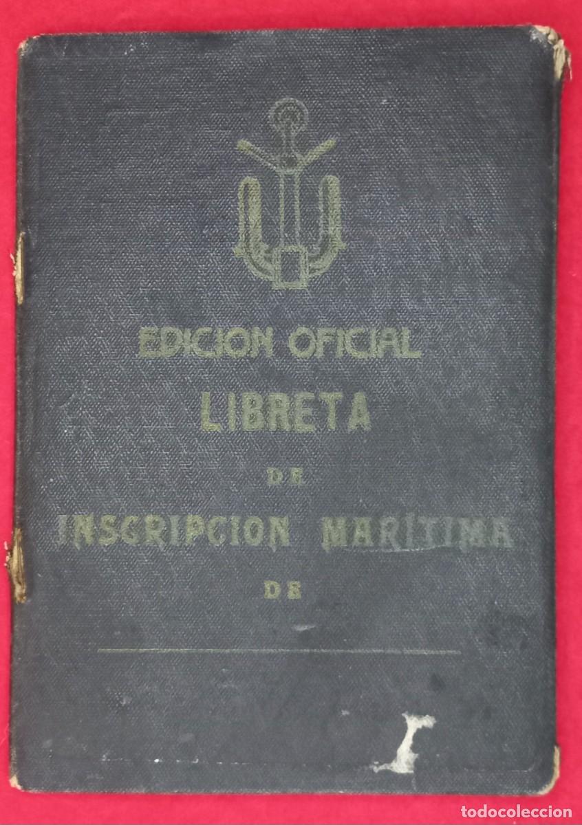 Documentos antiguos: LIBRETA DE INSCRIPCION MARITIMA - CADIZ 1929 - Foto 3