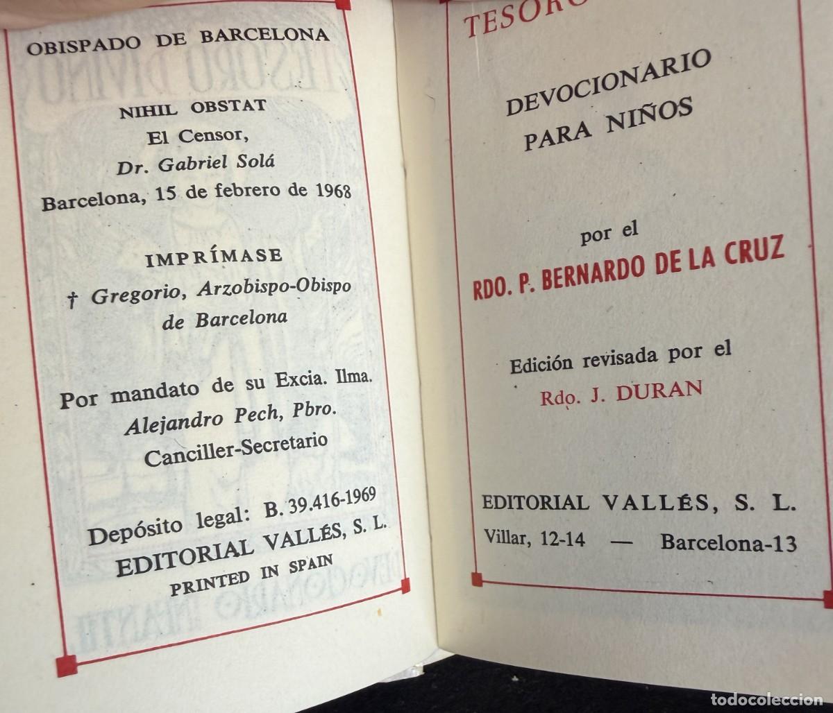 Documentos antiguos: LIBRO DE 246 Pags DE PRIMERA COMUNION EN NACAR 1969 - Foto 4