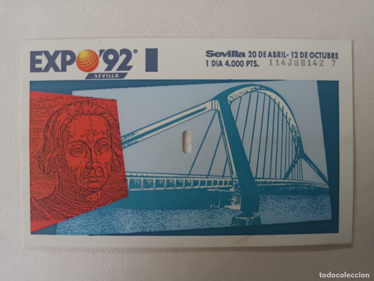 Alte Dokumente: ENTRADA EXPO'92 SEVILLA - ADULTO 1 DIA 4.000 PTS.