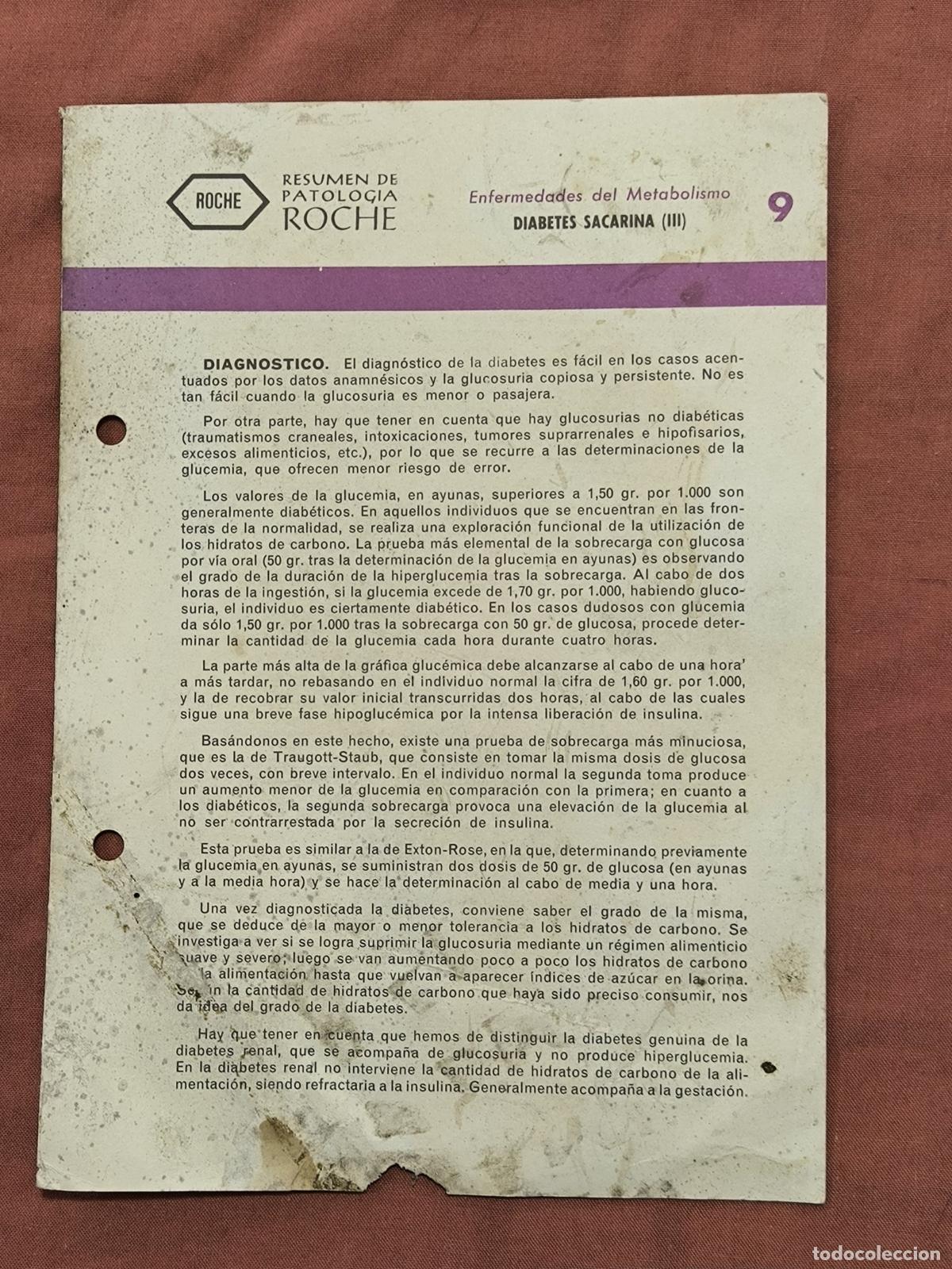 Documents Anciens: Documento Antiguo Antigua Monograf&iacute;a M&eacute;dica Roche Coleccionismo