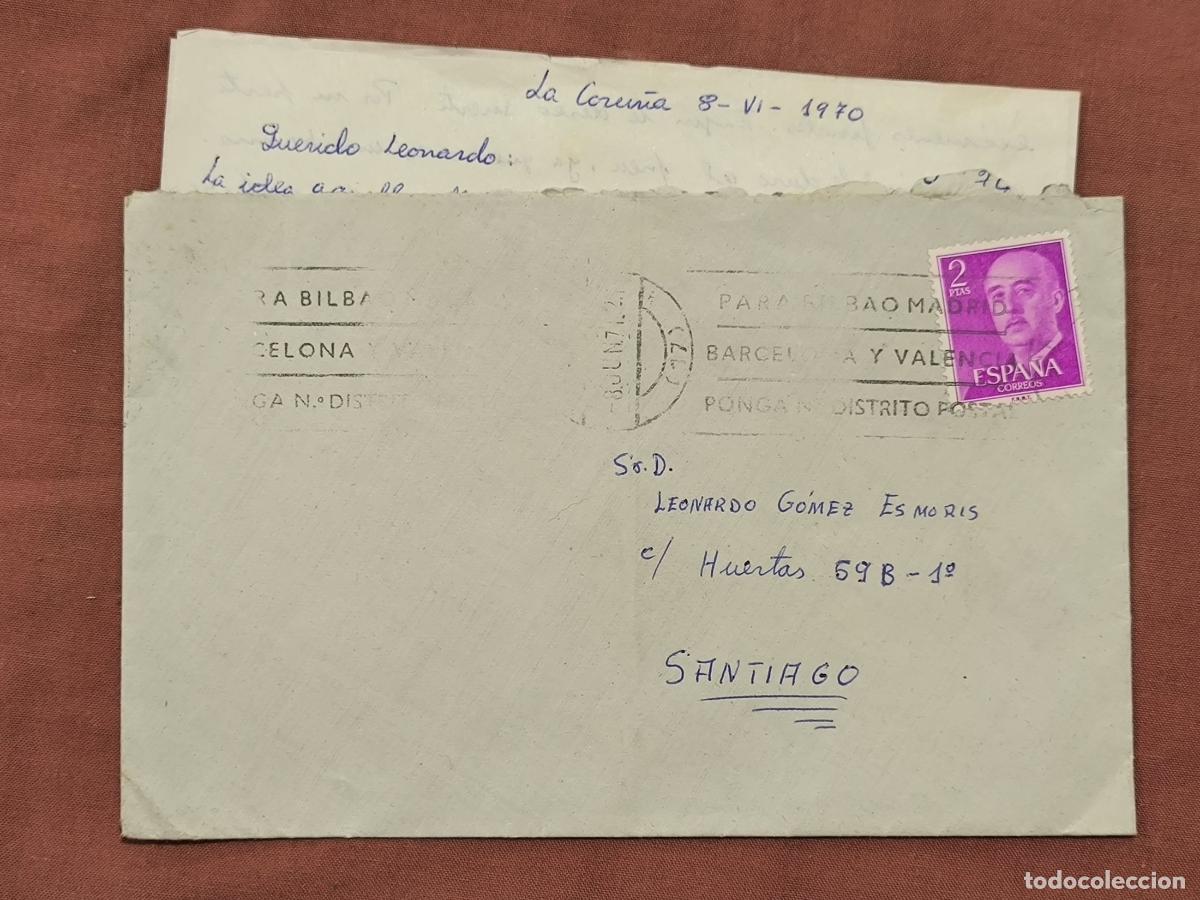 Documents Anciens: Documento Antiguo Antigua Carta Manuscrita con Sobre Coleccionismo