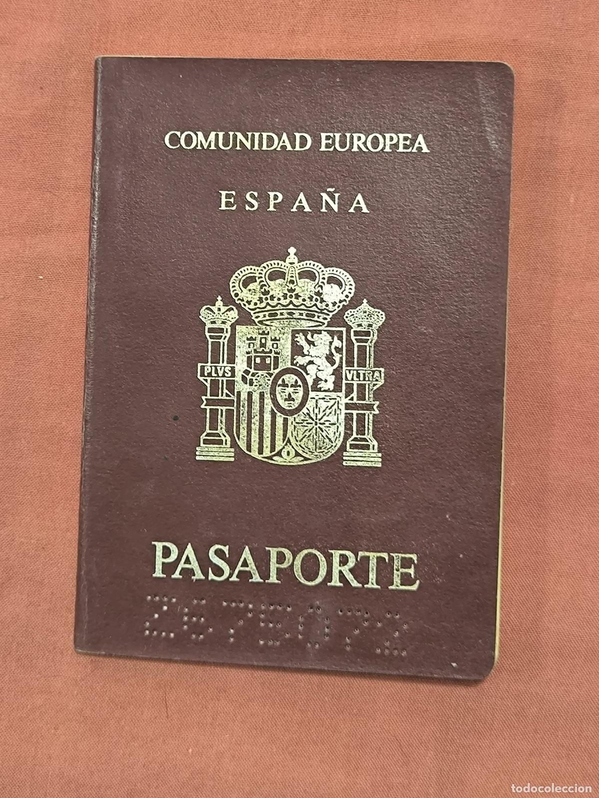 Documenti antichi: Documento Antiguo Antiguo Pasaporte de Espa&ntilde;a Coleccionismo