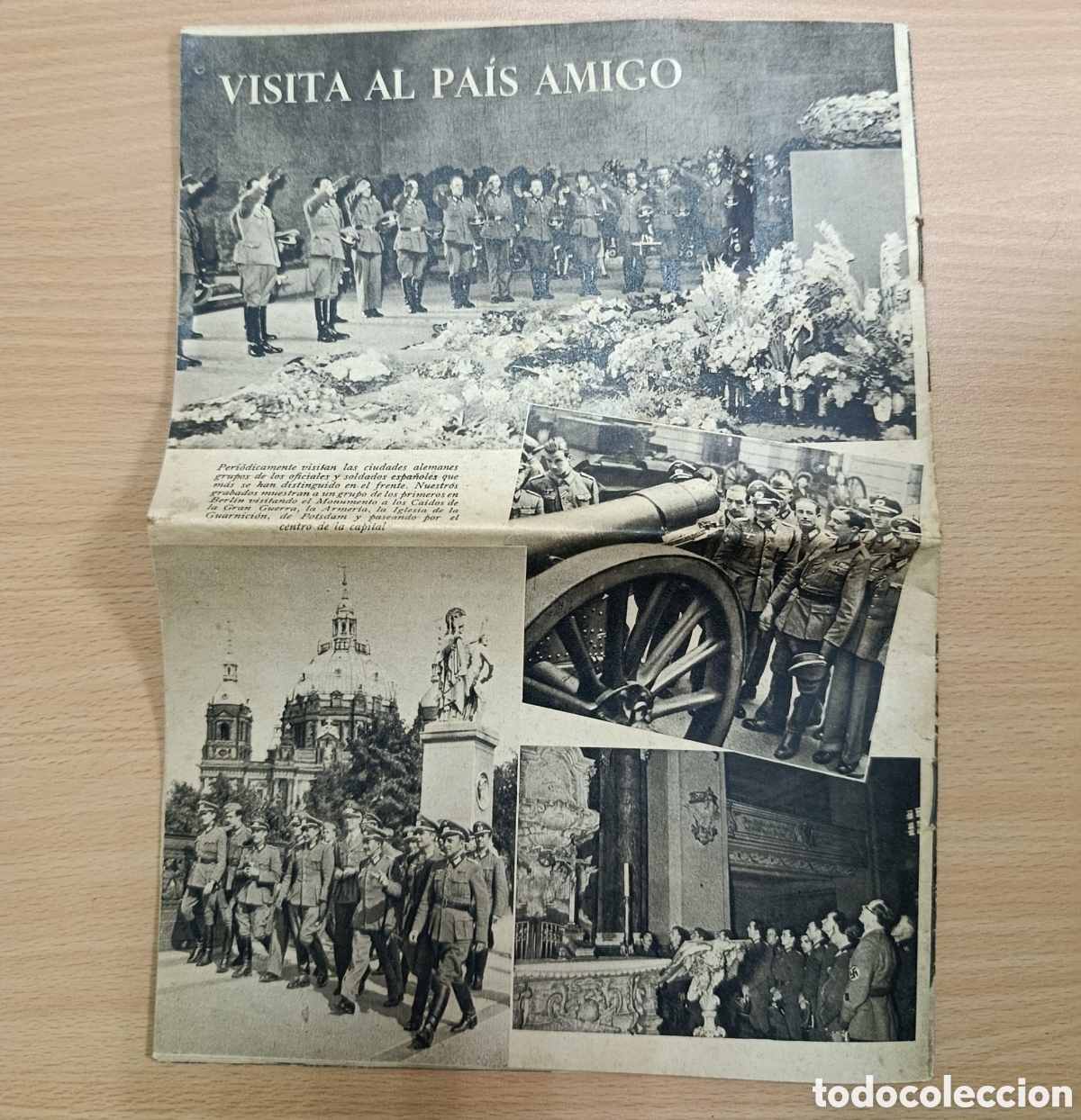 Documentos antiguos: Documento hist&oacute;rico 2 Guerra Mundial - Foto 2