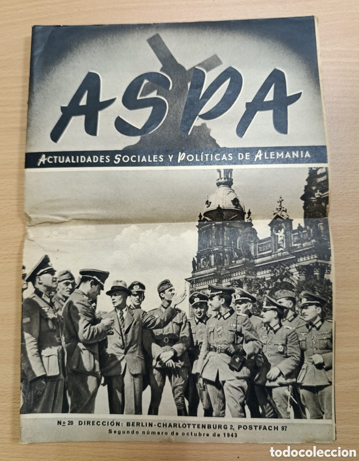 Documenti antichi: Documento hist&oacute;rico 2 Guerra Mundial