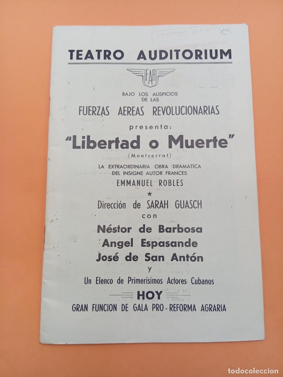 Documentos antiguos: CUBA. TEATRO AUDITORIUM. HOMENAJE A FIDEL CASTRO. VER FOTOS.