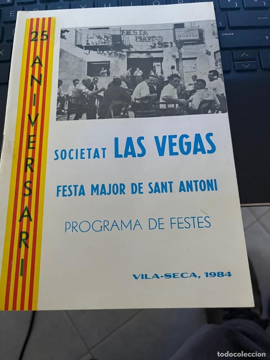 Documents Anciens: Societat Las Vegas Festa Major de Sant Antoni Vilaseca 1984