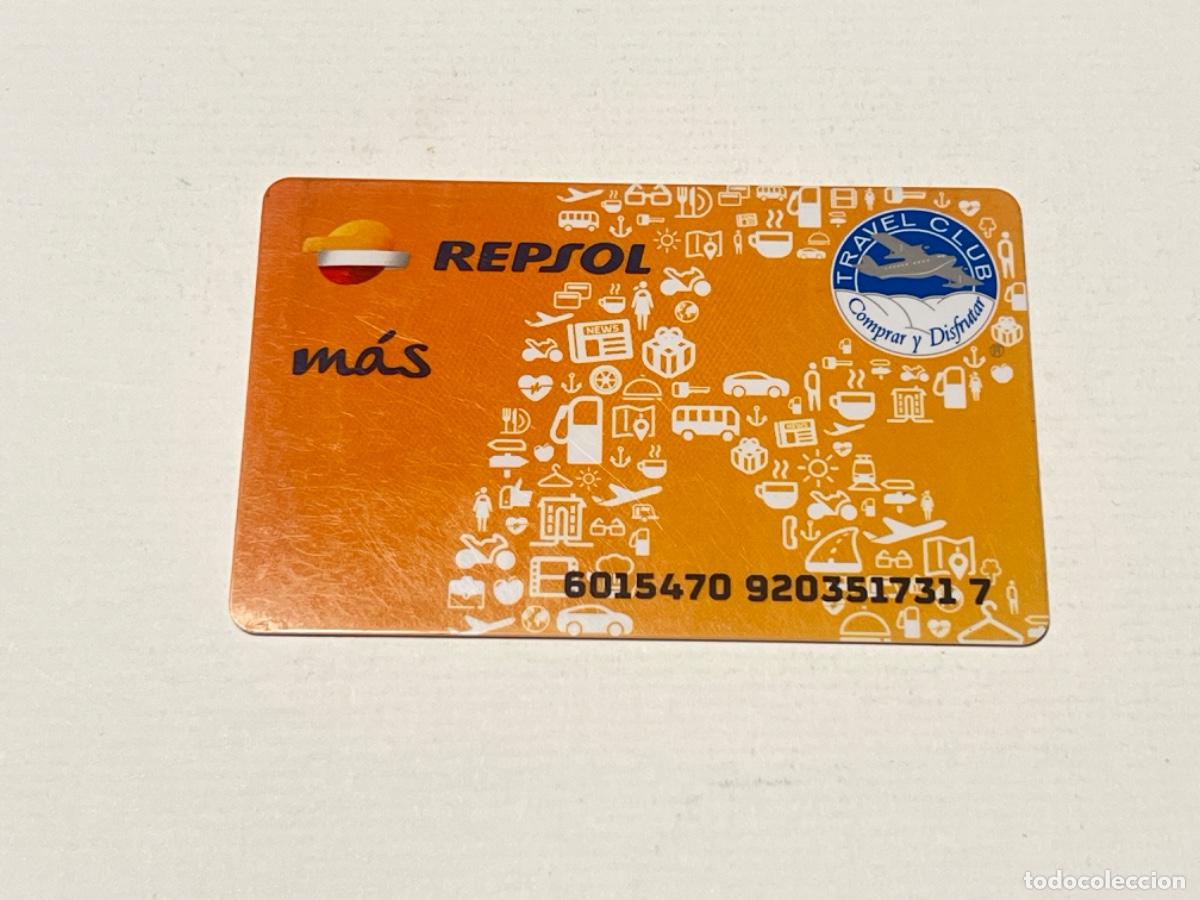 Documentos antiguos: Tarjeta Carnet REPSOL TRAVEL CLUB para colecci&oacute;n