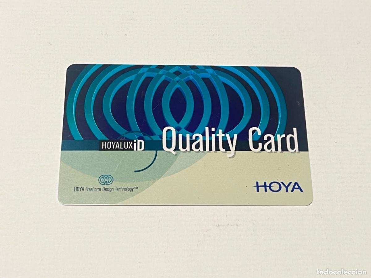 Documentos antiguos: Tarjeta Carnet HOYA LUX ID para colecci&oacute;n