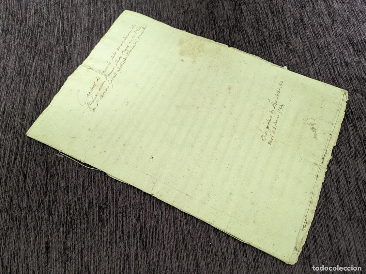 Documentos antiguos: Document de Caldes de Monbuy, Familia Llado 1798