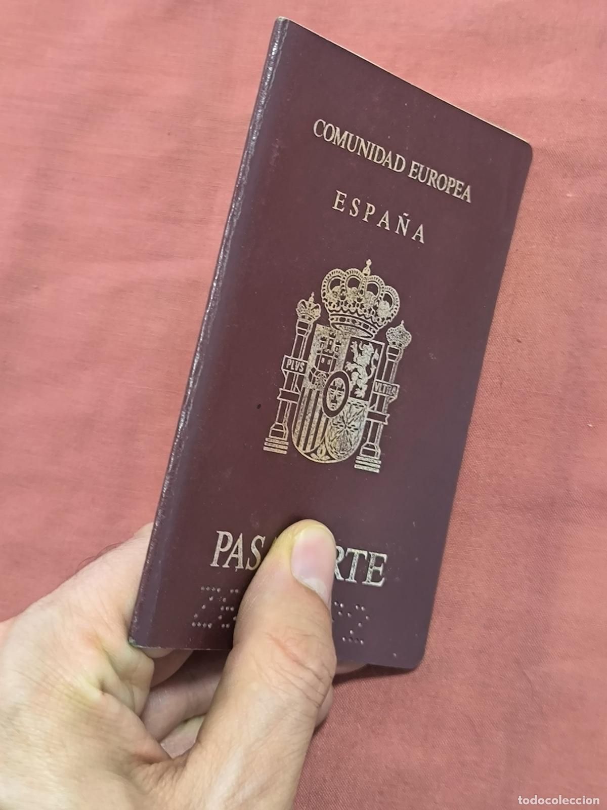 Documentos antiguos: Documento Antiguo Antiguo Pasaporte de Espa&ntilde;a Coleccionismo - Foto 3
