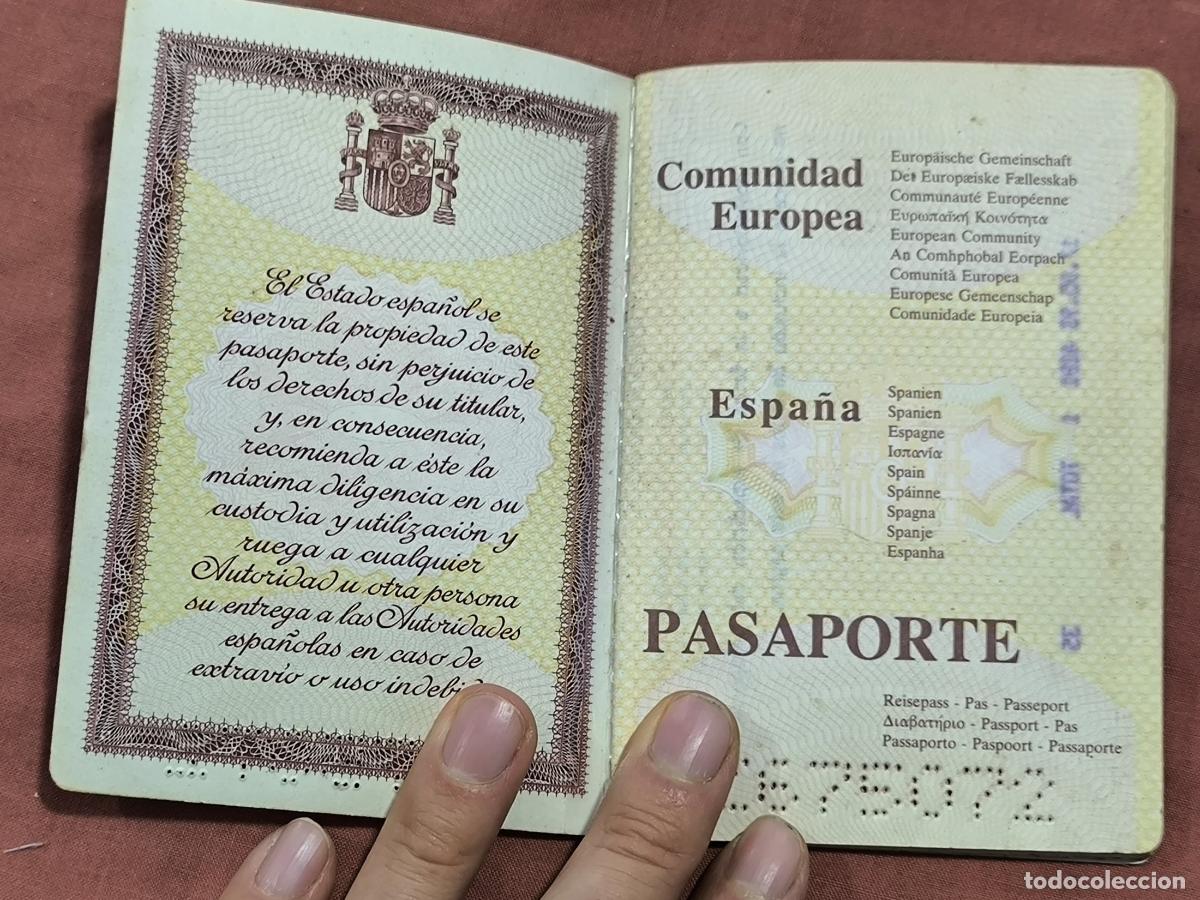 Documentos antiguos: Documento Antiguo Antiguo Pasaporte de Espa&ntilde;a Coleccionismo - Foto 4