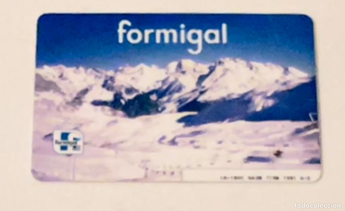 Documentos antiguos: Tarjeta Carnet PIRINEO ARAGON&Eacute;S HUESCA FORMIGAL para colecci&oacute;n