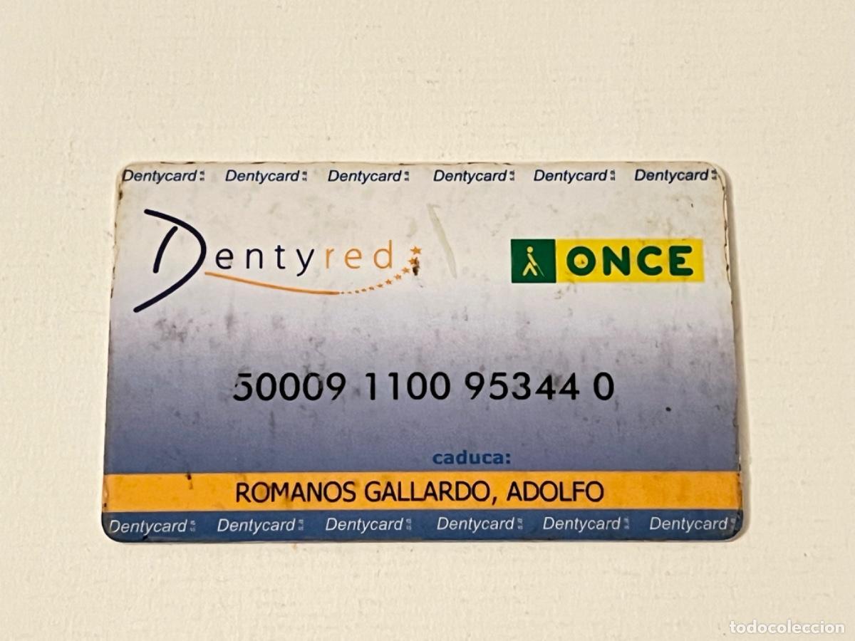 Documentos antiguos: Tarjeta Carnet DENTYRED ONCE para colecci&oacute;n