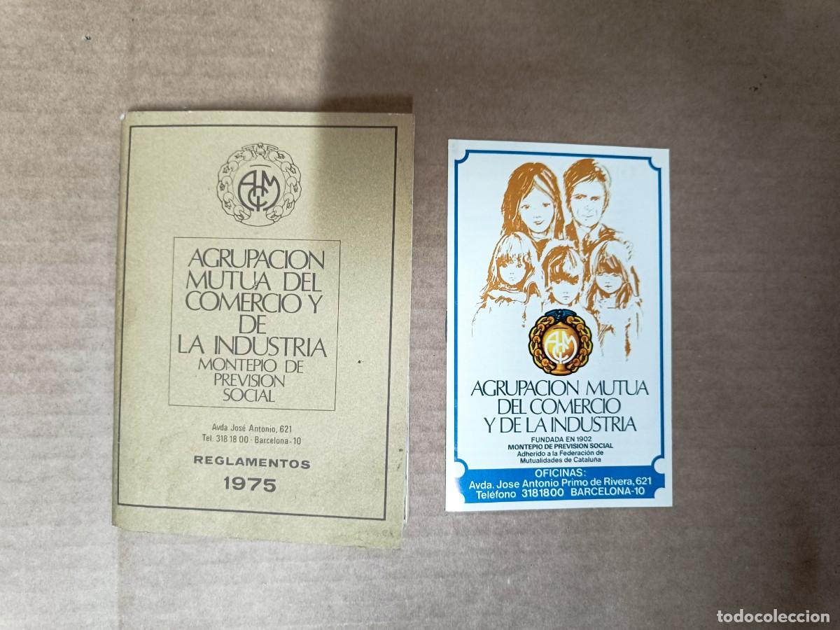 Documentos antiguos: ANTIGUOS REGLAMENTO Y PANFLETO DE AGRUPACION MUTUA DEL COMERCIO Y LA INDUSTRIA 1975 -P31
