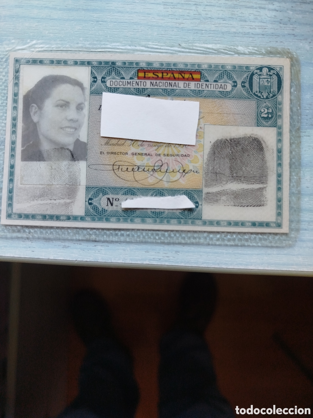Documentos antiguos: Carnet identidad verde 2a