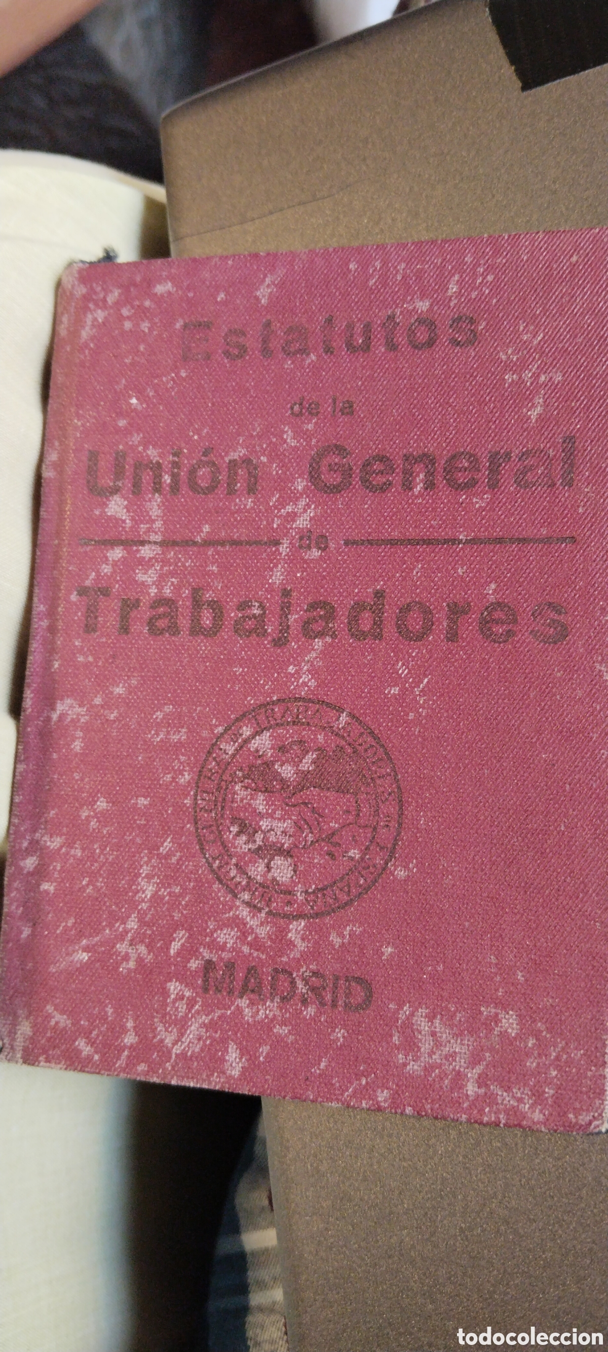 Documentos antiguos: ESTATUTOS. UGT. ENERO 1936,FED. DE LA TIERRA