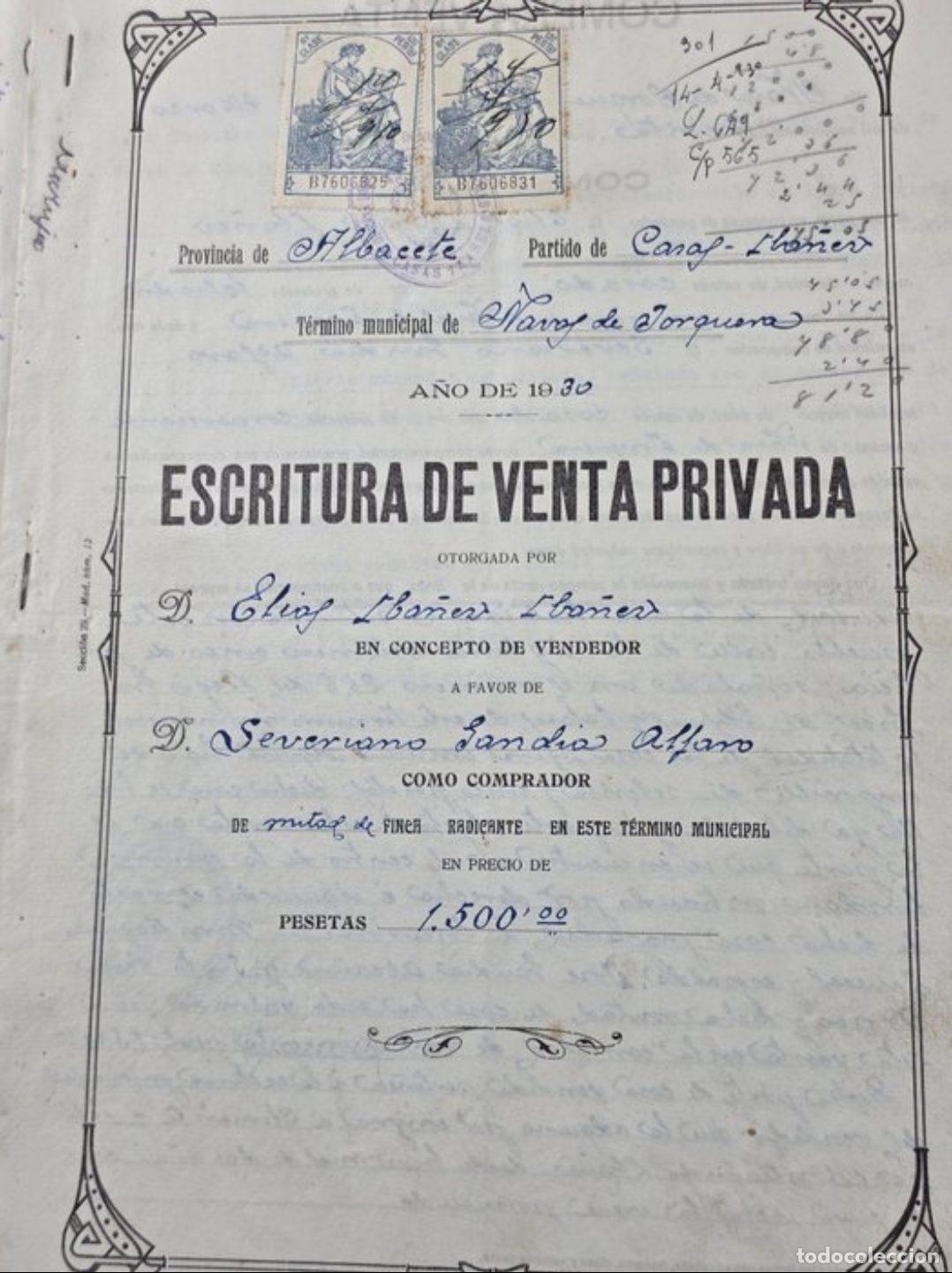 Documentos antiguos: Lote de documentos hist&oacute;ricos espa&ntilde;oles. - Foto 4