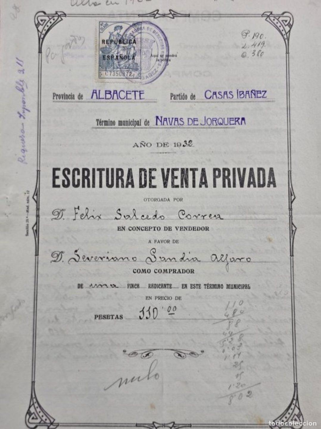 Documentos antiguos: Lote de documentos hist&oacute;ricos espa&ntilde;oles. - Foto 10