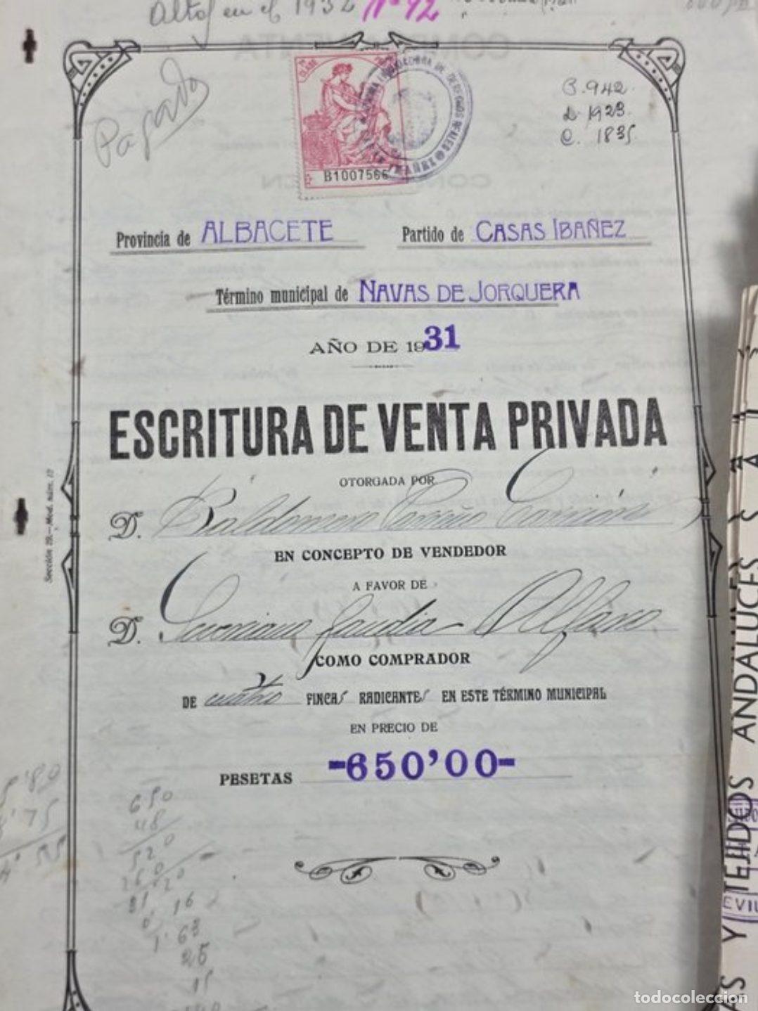 Documentos antiguos: Lote de documentos hist&oacute;ricos espa&ntilde;oles. - Foto 11