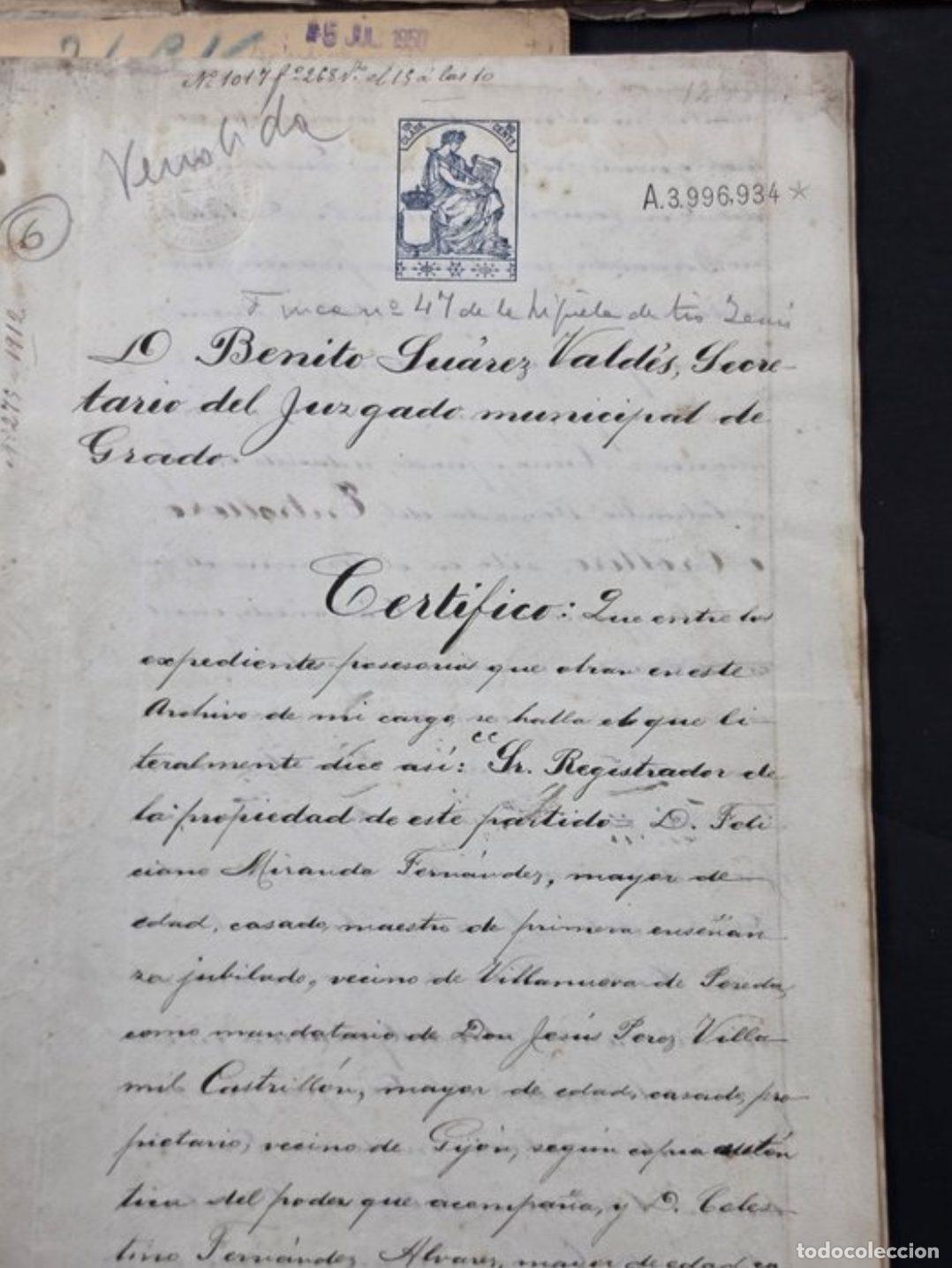 Documentos antiguos: Lote de documentos hist&oacute;ricos espa&ntilde;oles. - Foto 20
