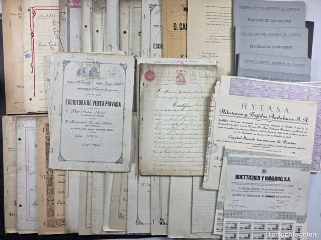 Documentos antiguos: Lote de documentos hist&oacute;ricos espa&ntilde;oles.