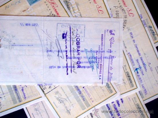 Documentos bancarios: LOTE DE 11 LETRAS. CACERES. 1955. ENVIO GRATIS&iexcl;&iexcl;&iexcl; - Foto 2