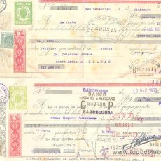 Documentos bancarios: 2 PAGARES .. 1945 – 1957. Lote 26486578