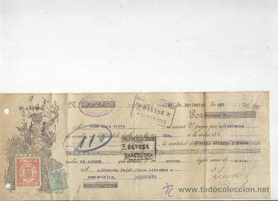 Documentos bancarios: LETRA. A&Ntilde;O 1932. TARRAGONA. - Foto 1