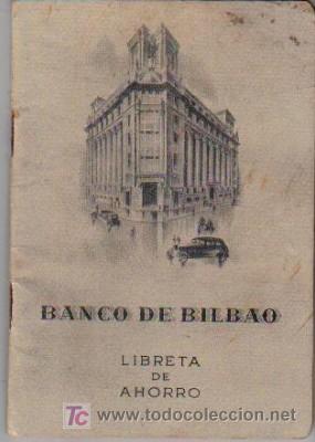 Documentos bancarios: ANTIGUA LIBRETA DE AHORRO DEL BANCO DE BILBAO - Foto 1