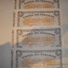 Documentos bancarios: 4 PAPELES DE FIANZAS DE MIL PESETAS DE 1981 DE INSTITUTO NACIONAL DE LA VIVIENDA.. Lote 27375488