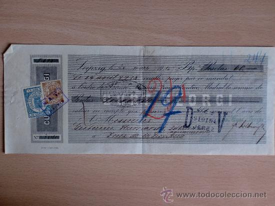 Documentos bancarios: LETRA DE CAMBIO. LEIPXIG 1915. CURT GEORGI. - Foto 1