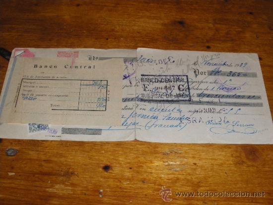 Documentos bancarios: LETRA DE CAMBIO, NOVIEMBRE 1939. - Foto 2
