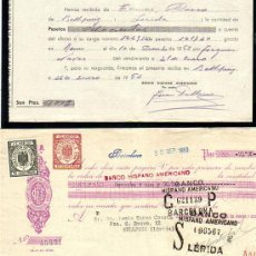Documentos bancarios: LOTE DE 27 LETRAS DE CAMBIO PAGADERAS EN BELLPUIG (LLEIDA) AÑOS 1953/1954