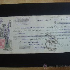 Documentos bancarios: LETRA DE CAMBIO EXPEDIDA EN VALENCIA EL 2-VII-1934. DIM.- 29X11,750 CMS. . Lote 29618200