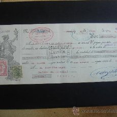 Documentos bancarios: LETRA DE CAMBIO EXPEDIDA EN VALENCIA EL 10-V-1934. DIM.- 29X11,750 CMS. . Lote 29618205