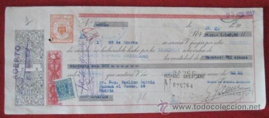 Documentos bancarios: LETRA DE CAMBIO. MADRID 1957. ENVIO GRATIS&iexcl;&iexcl;&iexcl; - Foto 1