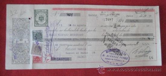 Documentos bancarios: LETRA DE CAMBIO. MADRID 1957. ENVIO GRATIS&iexcl;&iexcl;&iexcl; - Foto 1