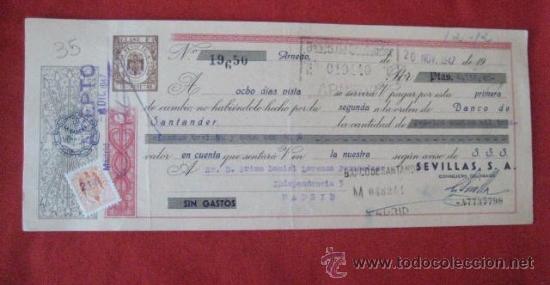 Documentos bancarios: LETRA DE CAMBIO. MADRID 1947. ENVIO GRATIS&iexcl;&iexcl;&iexcl; - Foto 1