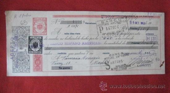 Documentos bancarios: LETRA DE CAMBIO. BARCELONA 1957. ENVIO GRATIS&iexcl;&iexcl;&iexcl; - Foto 1