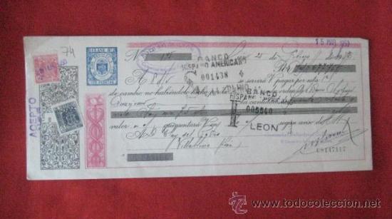 Documentos bancarios: LETRA DE CAMBIO. VILLABLINO-LEON 1950. ENVIO GRATIS&iexcl;&iexcl;&iexcl; - Foto 1
