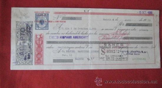 Documentos bancarios: LETRA DE CAMBIO. MADRID 1959. ENVIO GRATIS&iexcl;&iexcl;&iexcl; - Foto 1
