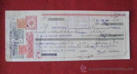 Documentos bancarios: LETRA DE CAMBIO. MATAR&Oacute; 1957. ENVIO GRATIS&iexcl;&iexcl;&iexcl; - Foto 1